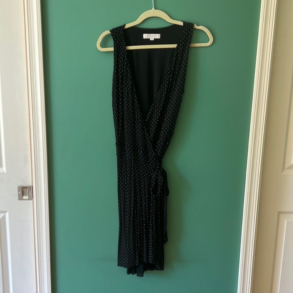 Loft wrap dress, size M, EUC